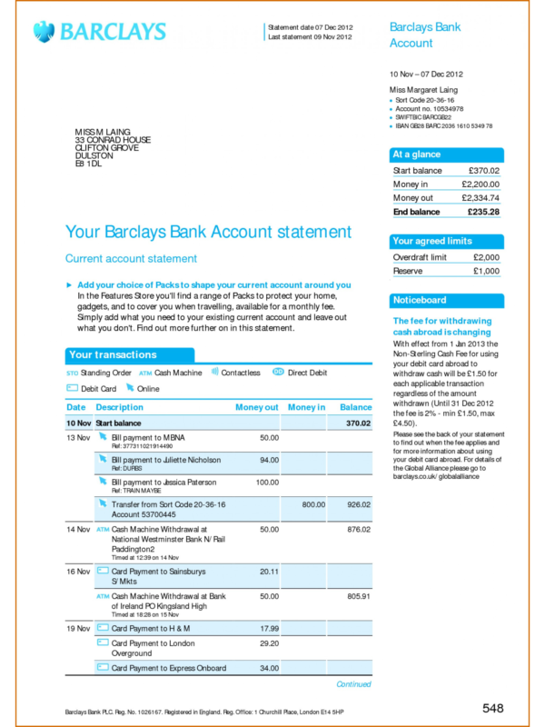 Barclays-bank-statement-template